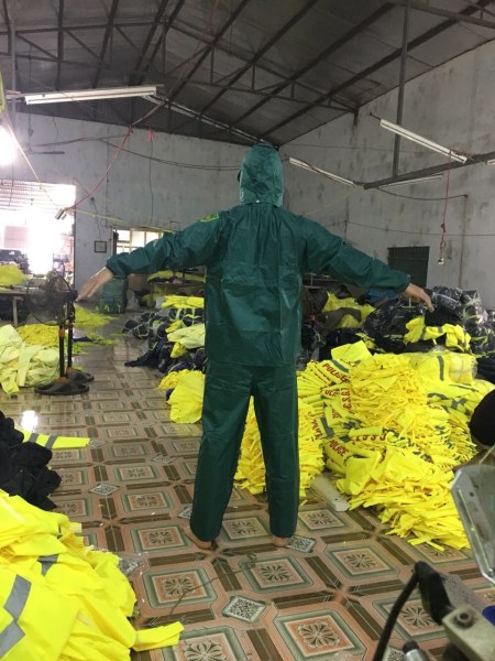 Bộ áo mưa dân quân tự vệ - áo Mưa Tân Hợp Phát - Công Ty TNHH Dịch Vụ Và Thương Mại Tân Hợp Phát